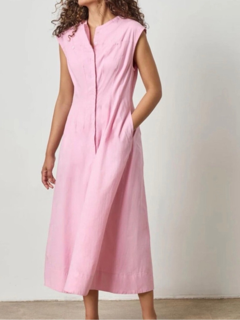 Lilla P Pink Cotton Dress M